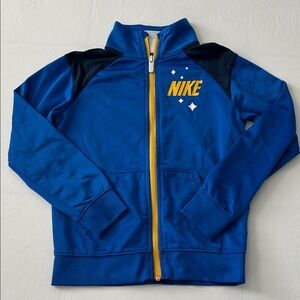 Nike Royal Blue Jacket with Yellow Zip